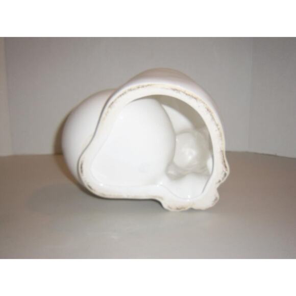 Ceramic Cat ELPA Alcobaca Portugal Bowl Figurine Blue Eyes Vintage -071221 - Picture 4 of 6